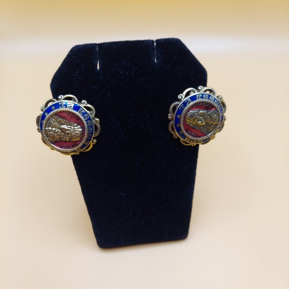 Vintage Leopold Kaiser (emperor of the Holy Roman Empire)Clip On Earrings. - Picture 7 of 12